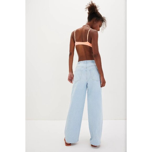 NWT Mother The Drawn Tagger Flood in Cowabunga Loose Slouchy Jeans 30 - Picture 5 of 13